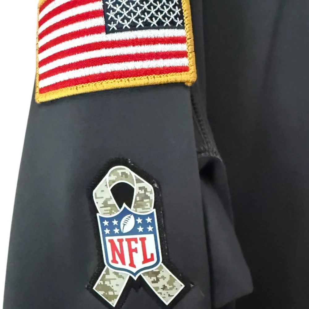 Nike 2016 NFL Carolina Panthers Salute to Service On-Field Hoodie, Size Large.